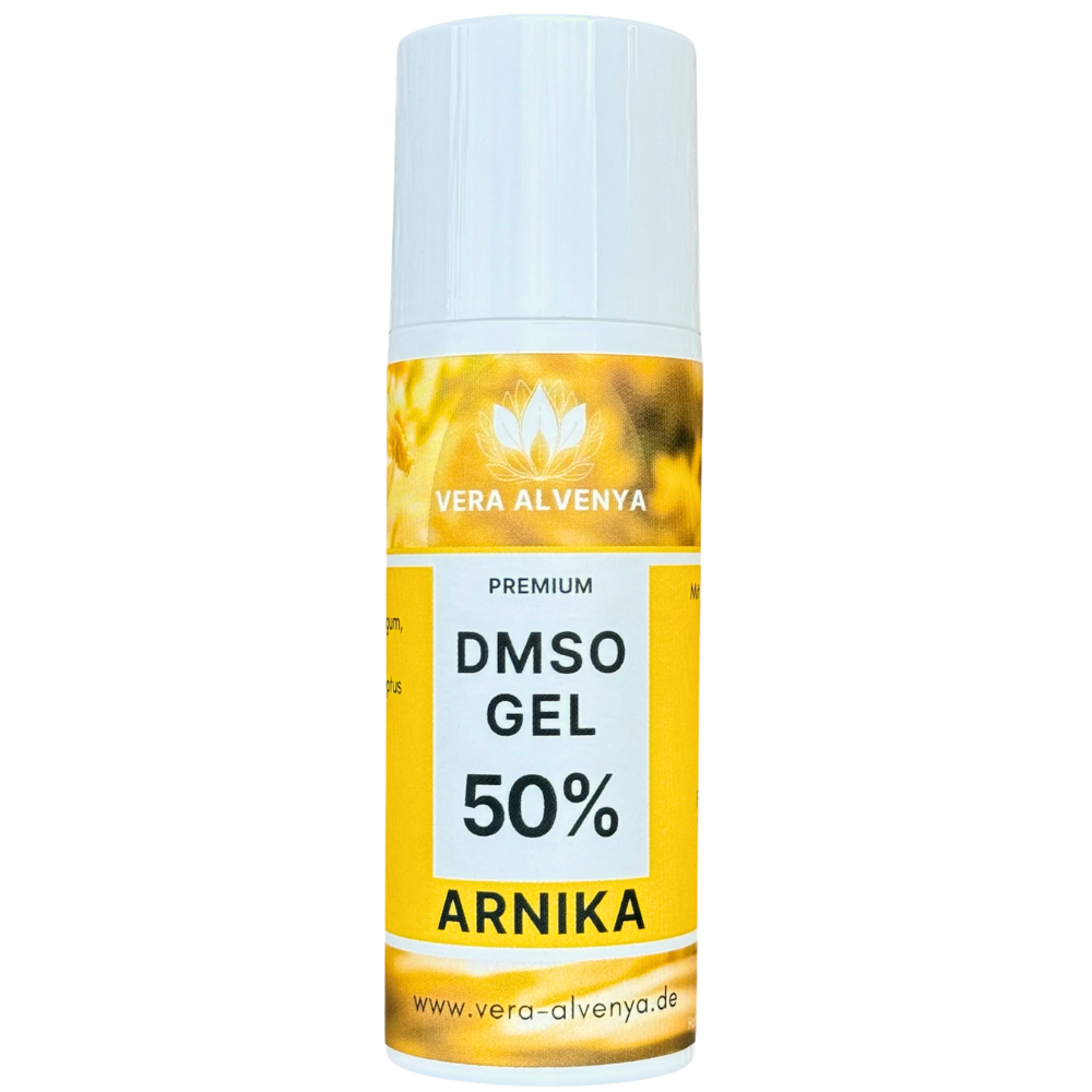 DMSO Gel 50%, mit Arnika Auszug aus Bio Blüten, DMSO mit 99,9% Reinheit