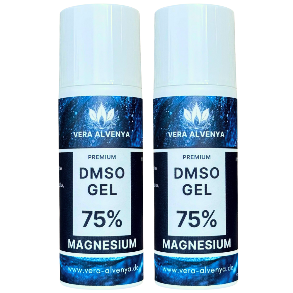 2x DMSO Magnesium Gel - 75% DMSO in 99,9 Reinheit mit Magnesiumöl Dimethysulfoxid 50ml