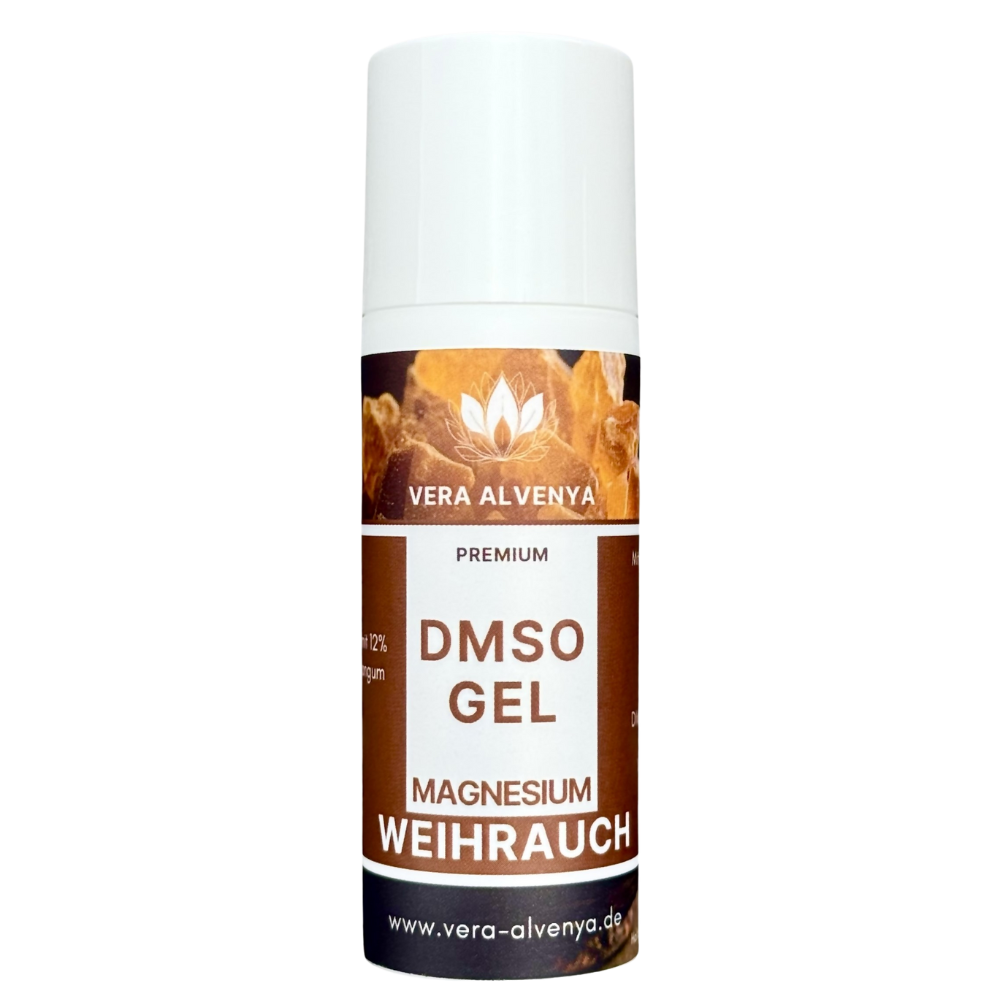 DMSO Magnesium Weihrauch Gel - 50% DMSO in 99,9 Reinheit mit Magnesiumöl und Weihrauchextrakt Dimethysulfoxid 50ml