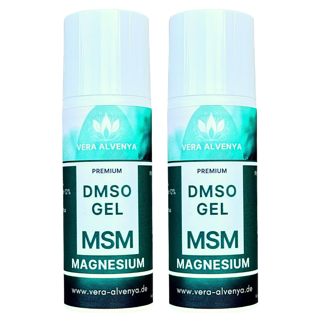 2x DMSO Gel 50%, mit MSM und Magnesium 99,8 Reinheit - DMSO 99,9 Reinheit