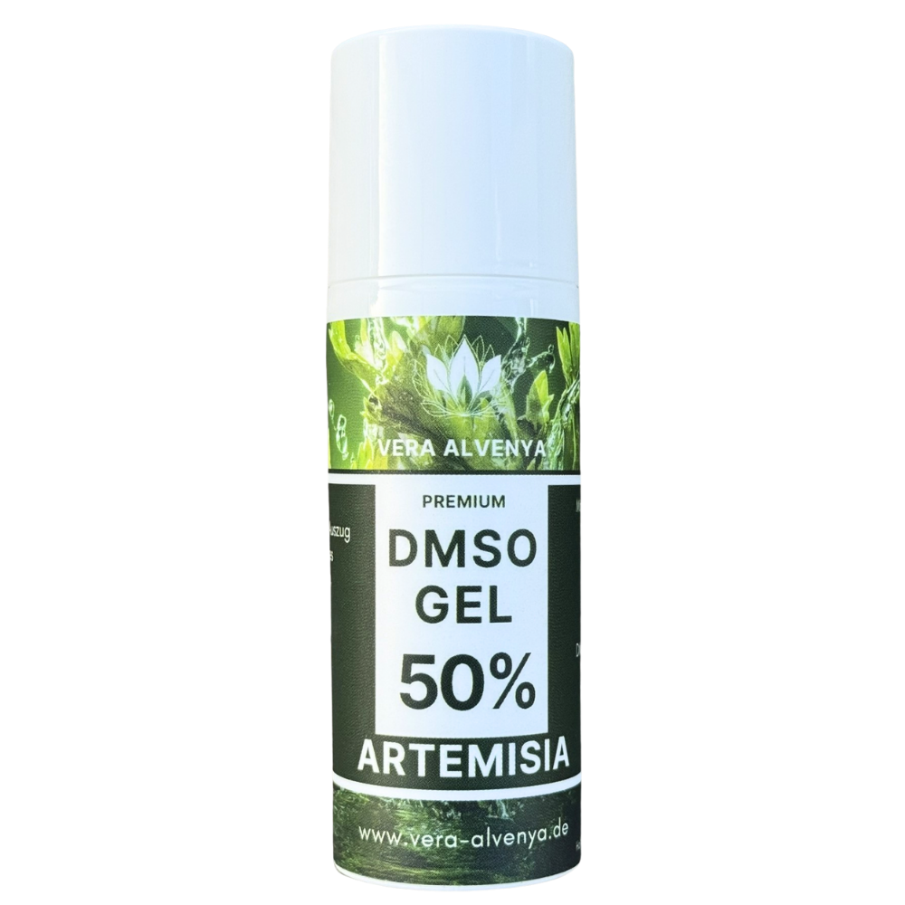 DMSO Artemisia Gel - 50% DMSO in 99,9 Reinheit mit Beifuss Auszug und H2O2 Dimethysulfoxid 50ml
